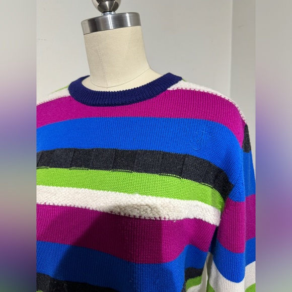 730$ JW ANDERSON SWEATER STRIPES WOOL SIZE SMALL - Picture 10 of 10